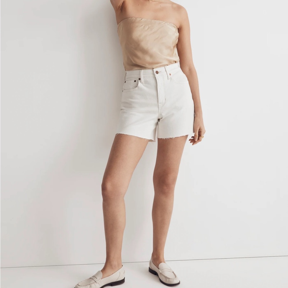 Madewell Mid-Length Jean Short | Size 28 | Vintage Canvas